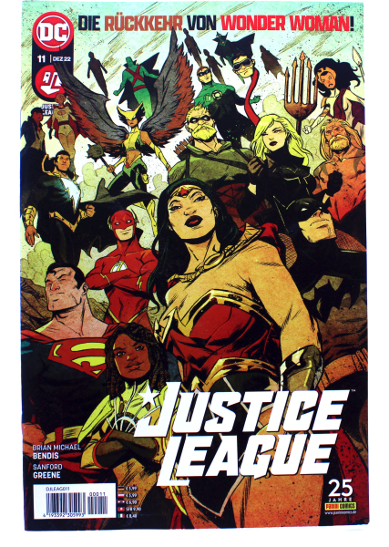 Justice League Comic (Restart 2022) Nr. 11: Die Rückkehr von Wonder Woman von Panini